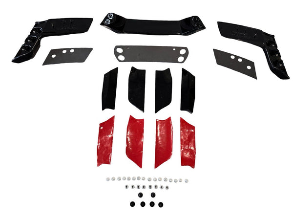 Pre-Order 2015-2023 Ford Mustang S650 Style Dark Horse Spoiler Gloss Black ABS