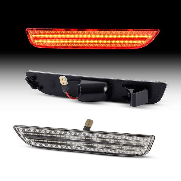 2010-2014 Ford Mustang Clear LED Side Markers (SET)