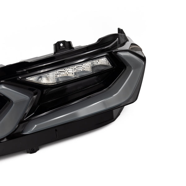 2020-2025 Corvette C8 Euro Smoke Style LED Taillights Amber Sequential Pair