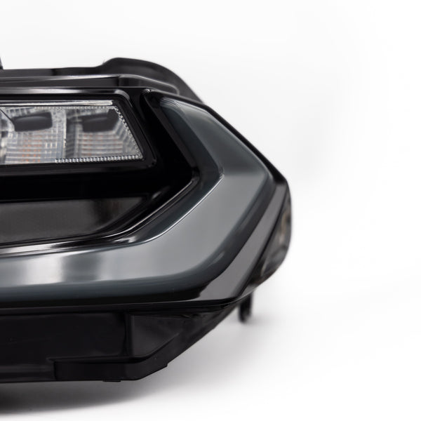 2020-2025 Corvette C8 Euro Smoke Style LED Taillights Amber Sequential Pair