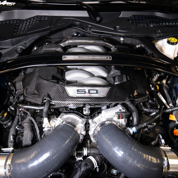 2024-2025 Ford Mustang S650 Carbon Fiber Engine Cover