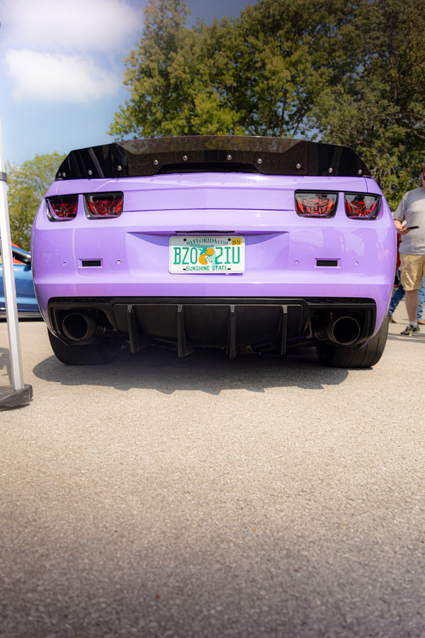 2010-2013 Chevy Camaro Evo Style Shark Fins Rear Diffuser Quad/Single Tips