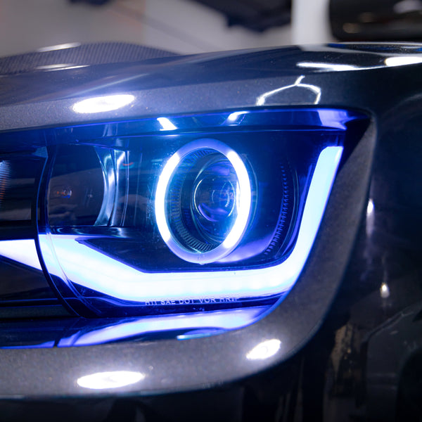 2010-2013 Chevy Camaro RGB Color-Changing 6th Gen Style Headlights – OEM Bumper Fitment