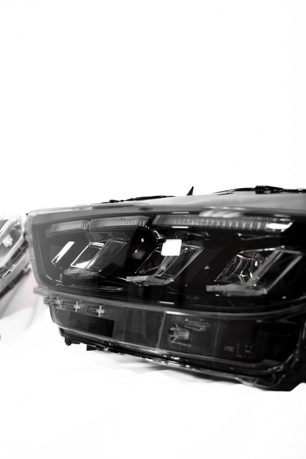 2015-2017 Ford Mustang Projector Headlights S650 Style LED Amber Sequential Turn Signals