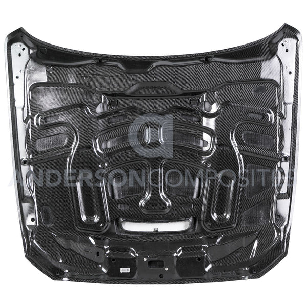 2015 - 2020 Mustang Shelby GT350 Double Sided Carbon Fiber Hood