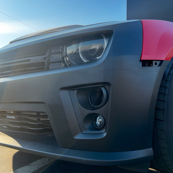 2010-2013 Chevy Camaro ZL1 Package Front Bumper Conversion Full Kit Flat BLK
