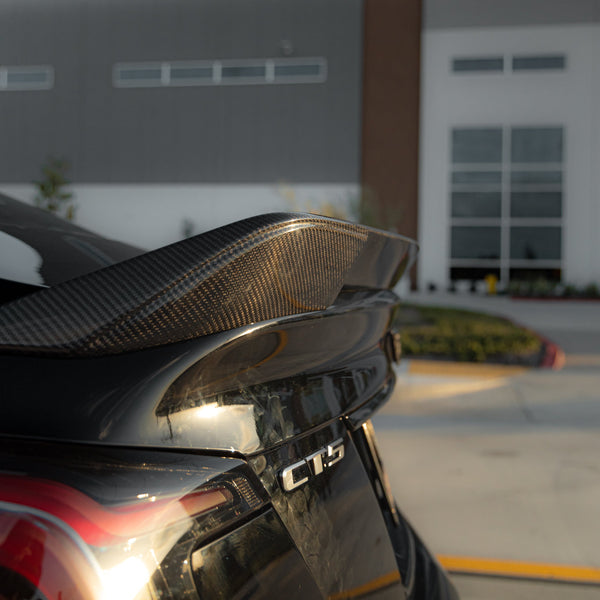 2022-2025 Cadillac CT5-V Blackwing Type-ST Gloss Carbon Fiber Rear Spoiler