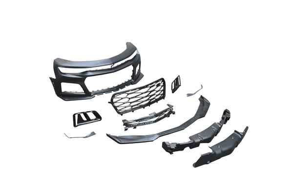 2019-2025 Chevy Camaro ZL1 Front Bumper Conversion 9pcs Full Kit for RS Headlights