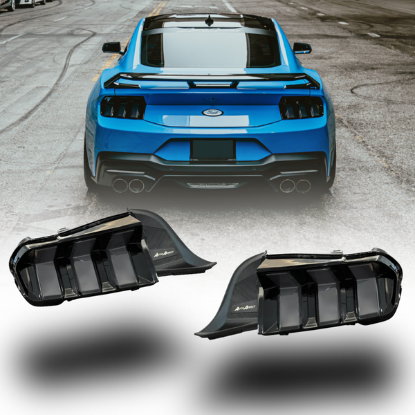 2024 + Ford Mustang S650 Euro Style Taillights Amber Turn Signal Sequential