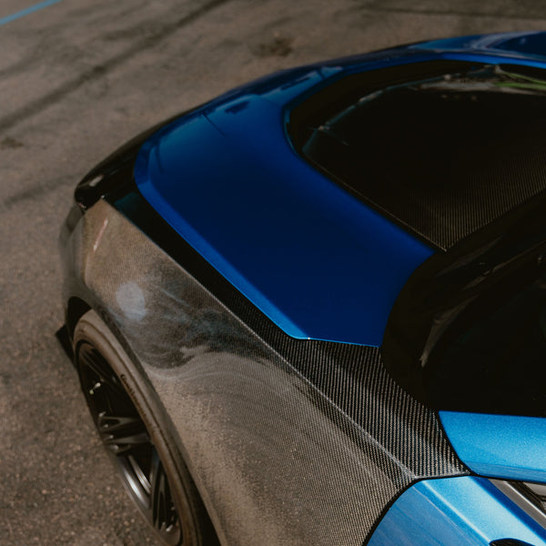 2017-2025 Chevy Camaro ZL1 OEM Gloss Carbon Fiber Fenders