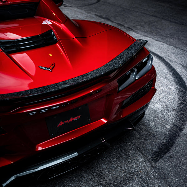 2020-2025 Corvette C8 Euro Smoke Style LED Taillights Amber Sequential Pair