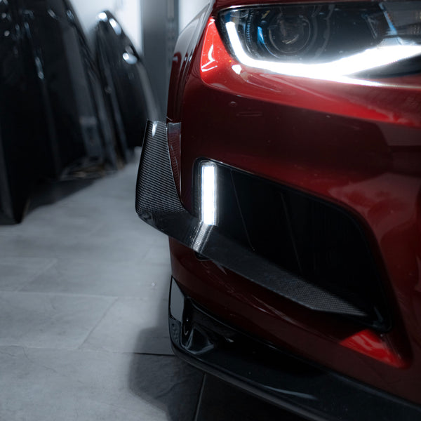 2010-2015 Gen 5 1LE/ZL1 Aftermarket Bumper Carbon Fiber Dive Planes Double Sided