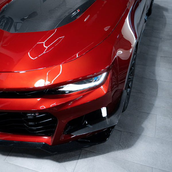 2010-2015 Gen 5 1LE/ZL1 Aftermarket Bumper Carbon Fiber Dive Planes Double Sided