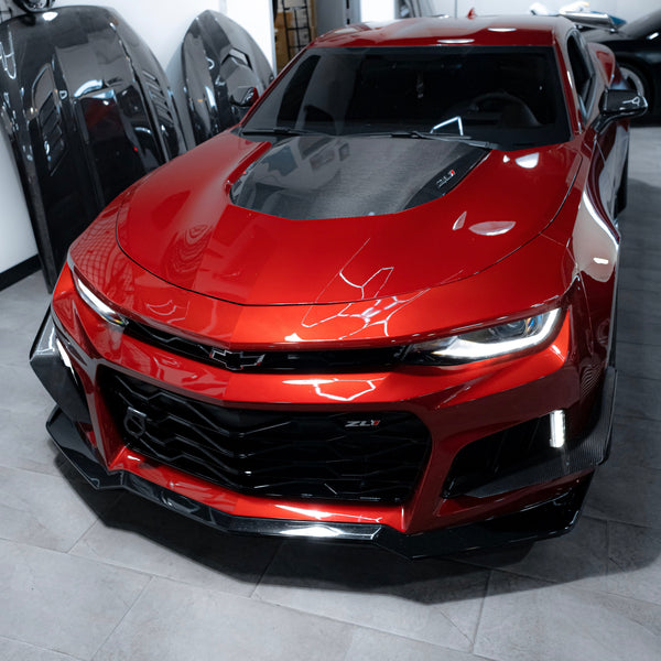 2010-2015 Gen 5 1LE/ZL1 Aftermarket Bumper Carbon Fiber Dive Planes Double Sided