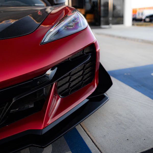 2020-2024 Corvette C8 Stingray Z06 Track Package 15pcs Full Conversion Front Bumper Body Kit