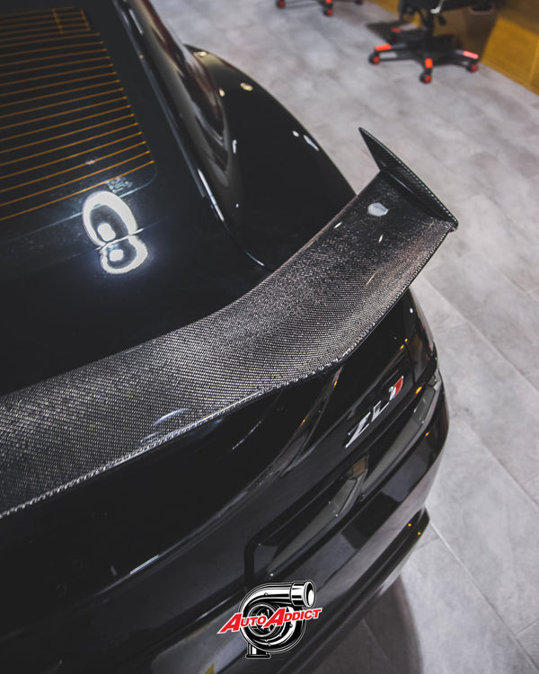 2010-2015 Chevy Camaro ZL1 1LE Full Carbon Fiber 1pc Rear Spoiler Style