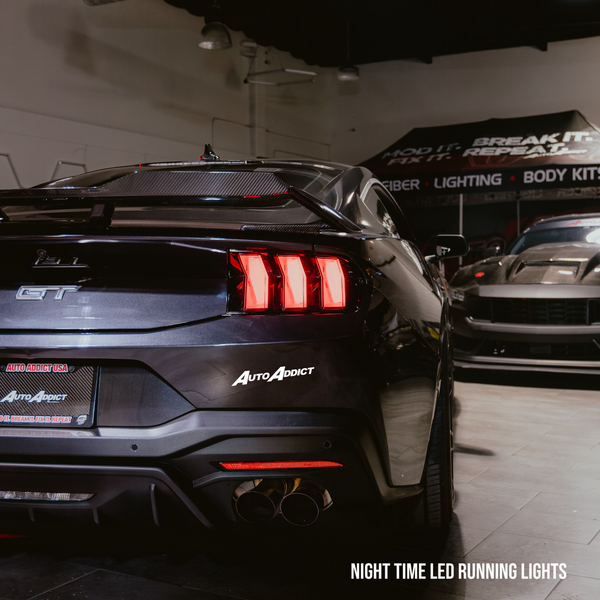 2024 + Ford Mustang S650 Euro Style Taillights Amber Turn Signal Sequential