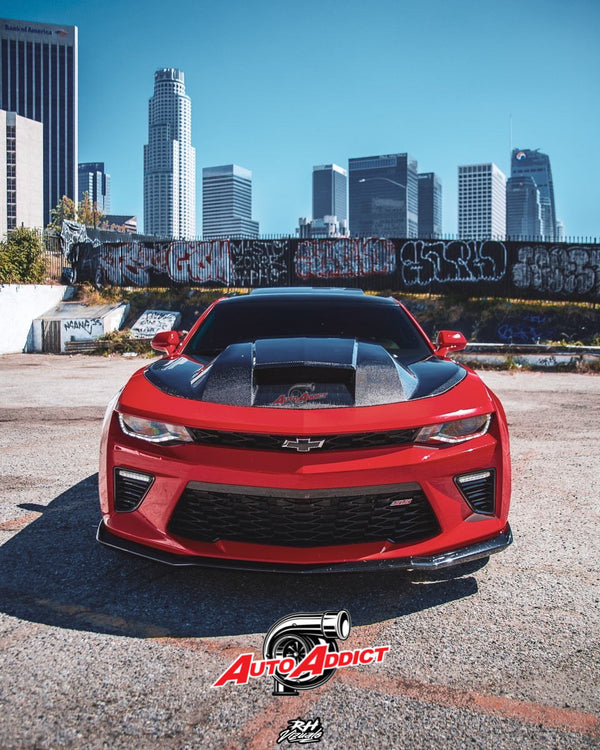 2016-2024 Chevy Camaro Type-Copo Double Sided Carbon Fiber Hood