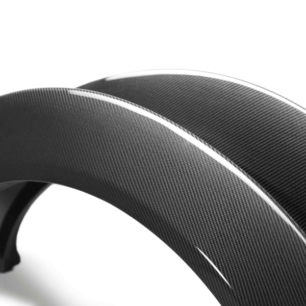 2018-2024 Dodge Challenger Widebody Hellcat/Demon/Redeye/Scat Pack Carbon Fiber Rear Fender Flares (Pair)