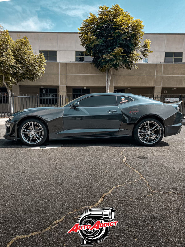 2016-2024 Chevy Camaro Carbon Fiber Wide Body Fenders + Custom Canards LS / LT / RS  / SS / ZL1