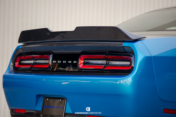 2015-2024 Dodge Challenger Ducklid Style Carbon Fiber Rear Spoiler