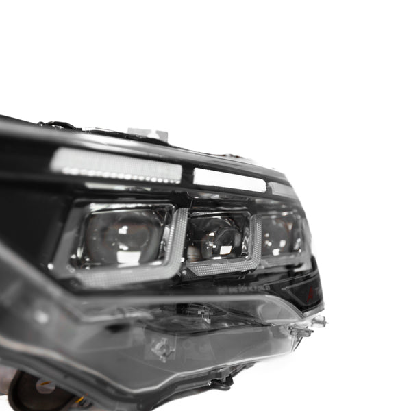 2018-2023 Ford Mustang Projector Headlights S650 Style LED Amber Sequential Turn Signals