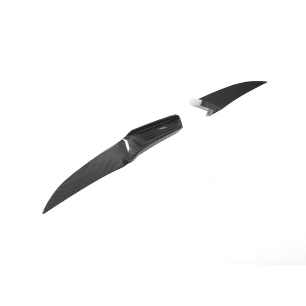 2010-2025 Chevy Camaro 1LE Canards Track Package Double Sided Gloss Carbon Fiber