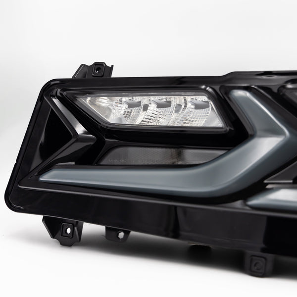 2020-2025 Corvette C8 Euro Smoke Style LED Taillights Amber Sequential Pair