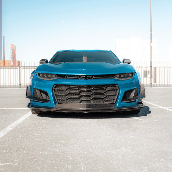 2017-2023 CAMARO ZL1 1LE CARBON FIBER FRONT CHIN SPLITTER