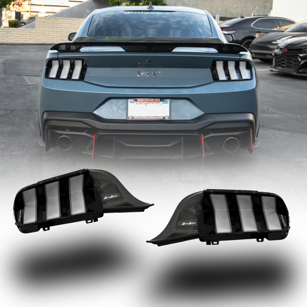 2024 + Ford Mustang S650 Euro Style Taillights Amber Turn Signal Sequential