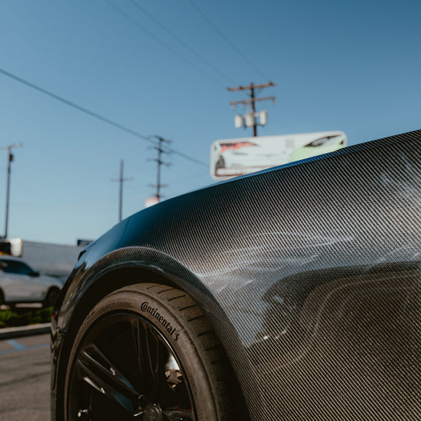 2017-2025 Chevy Camaro ZL1 OEM Gloss Carbon Fiber Fenders