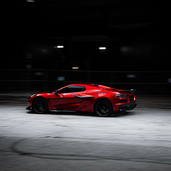 2020-2025 Corvette C8 Euro Smoke Style LED Taillights Amber Sequential Pair