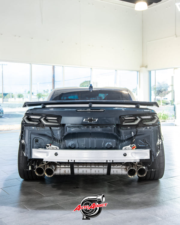 2019-2025 CHEVY CAMARO UMBRA LED TAILLIGHTS GLOSS BLACK/SMOKE LENS