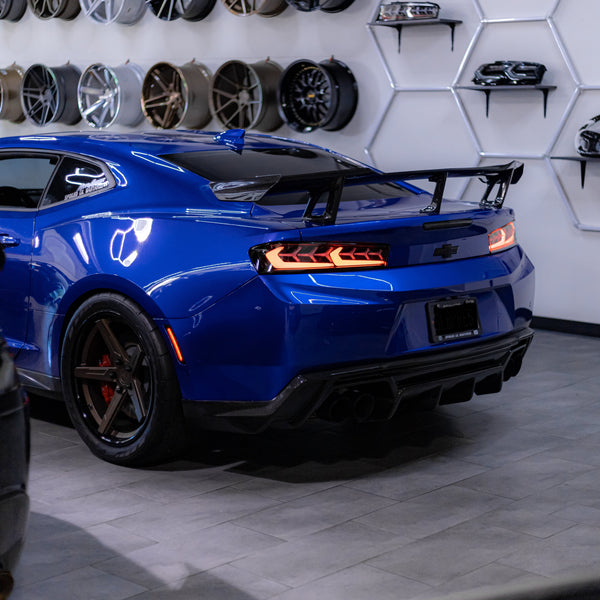 2016-2018 Chevy Camaro Smoke Stryker LED Taillights Sequential Turn Signals