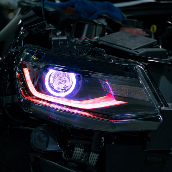 2016-2018 Chevy Camaro RGB OEM Replica Projector Headlights – Custom RGBW Bluetooth Control