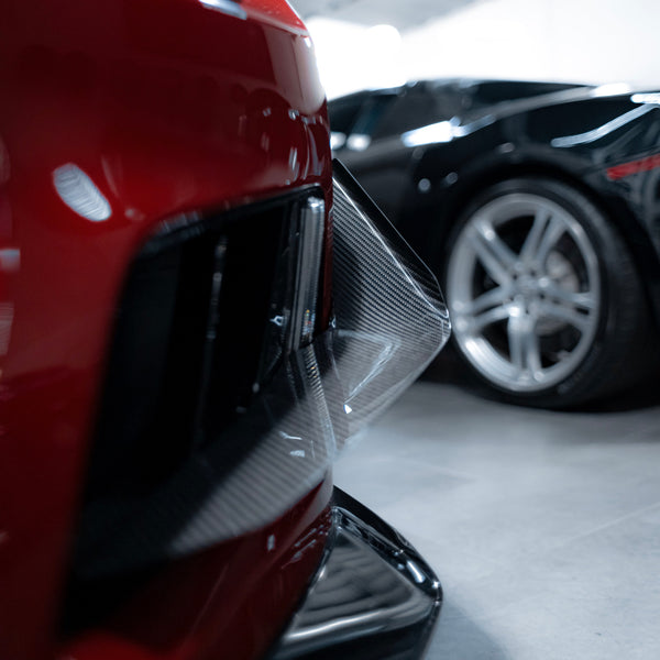 2017-2025 Chevy Camaro ZL1 1LE Canards Double Sided Carbon Fiber (Pair)