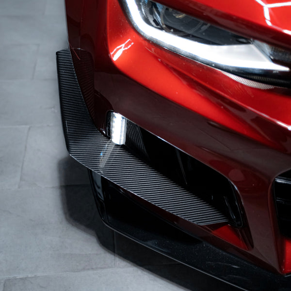 2017-2025 Chevy Camaro ZL1 1LE Canards Double Sided Carbon Fiber (Pair)