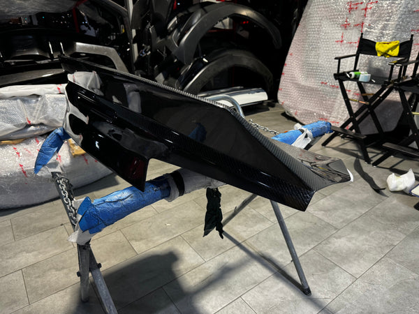 OPEN BOX 2016-2024 Camaro Carbon Fiber Trunk Double Sided Decklid With Integrated Spoiler