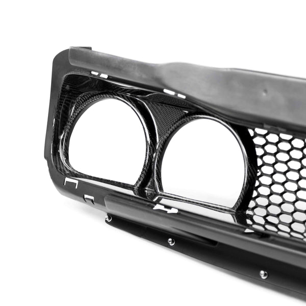 2015-2024 Dodge Challenger Hellcat/Demon/Redeye Carbon Fiber Front Upper Grille