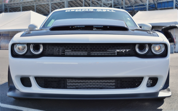 2015-2023 Dodge Challenger Demon Cowl Style Carbon Fiber Hood